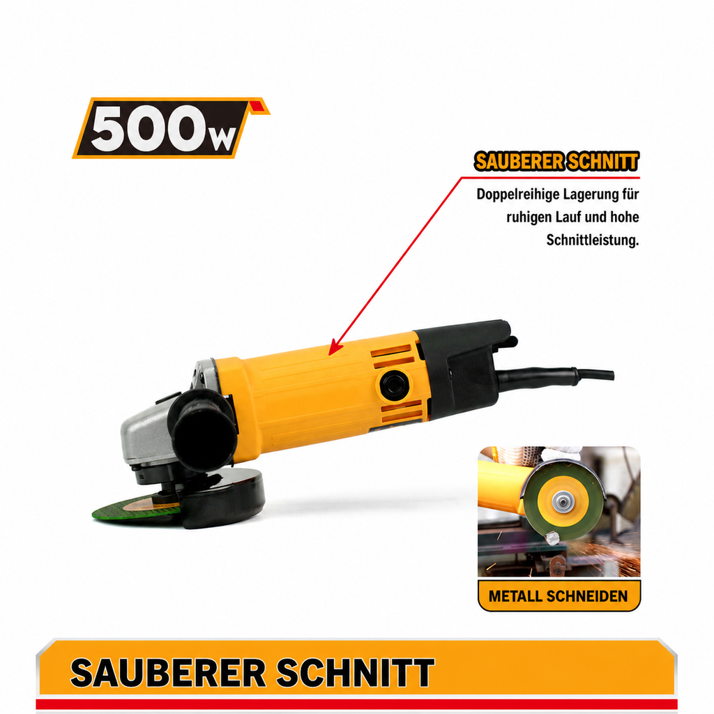 Kleiner Winkelschleifer für den Heimgebrauch